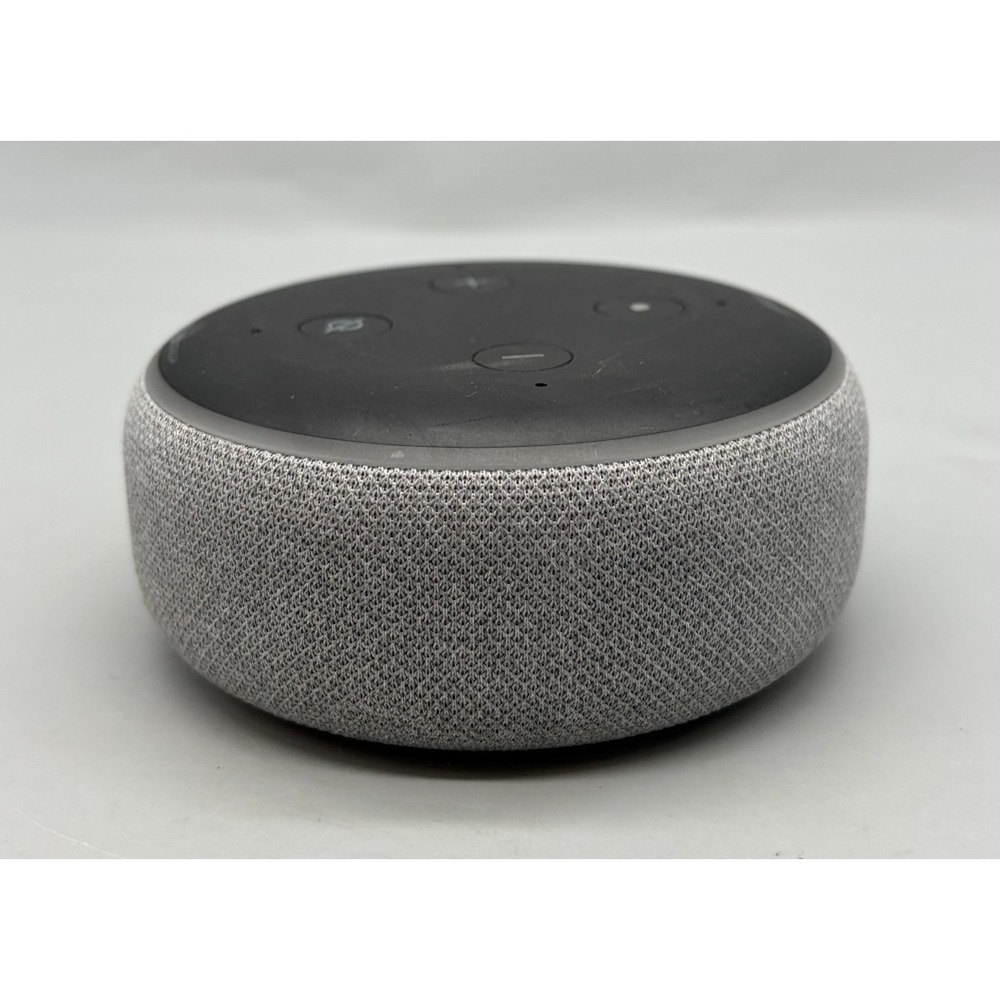 Amazon Echo Dot (3rd Generation) Smart Speaker & Power Cord - Gray - Tested - Picture 2 of 6